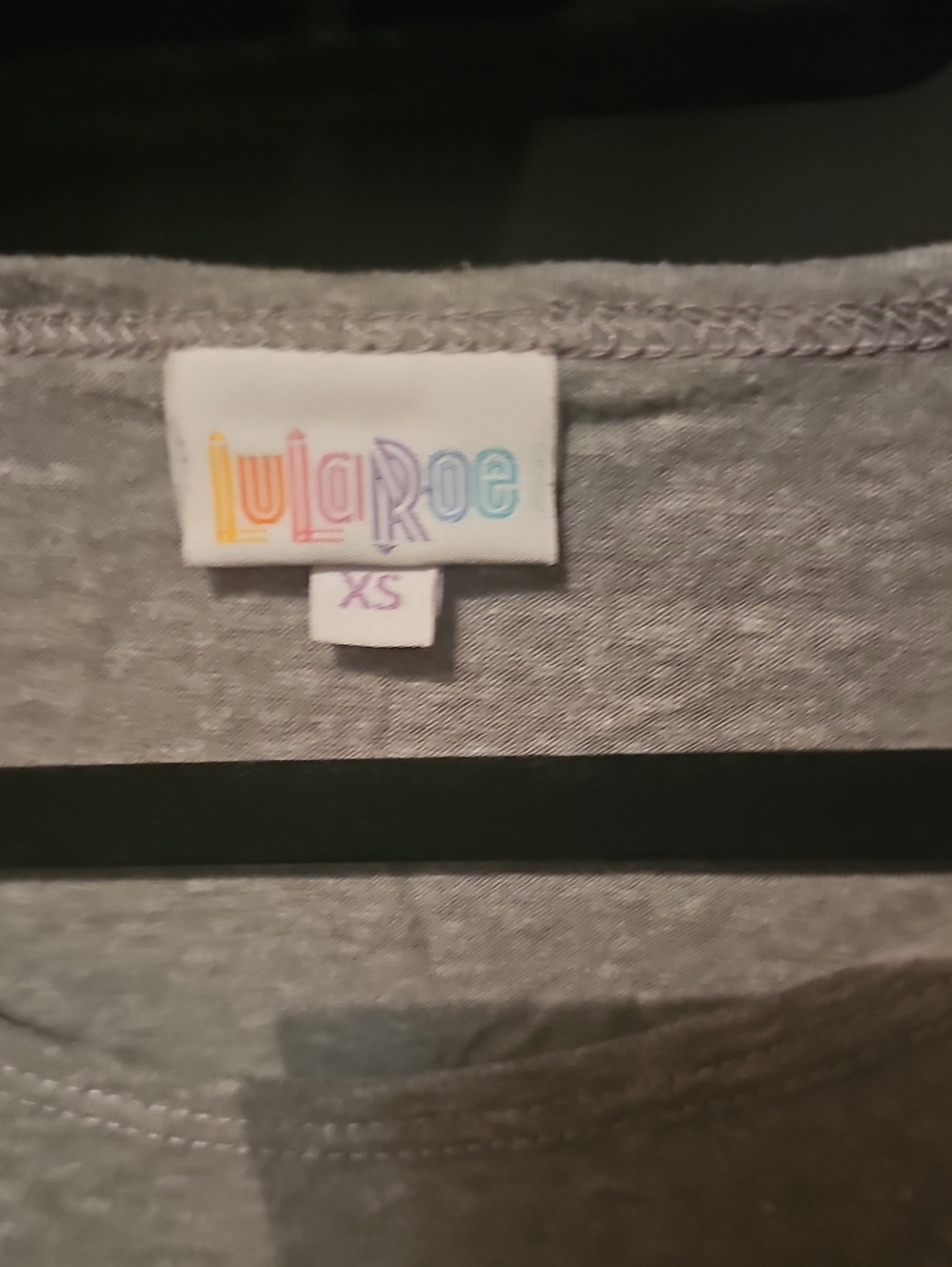 LuLaRoe Gray Short Sleeve Tee